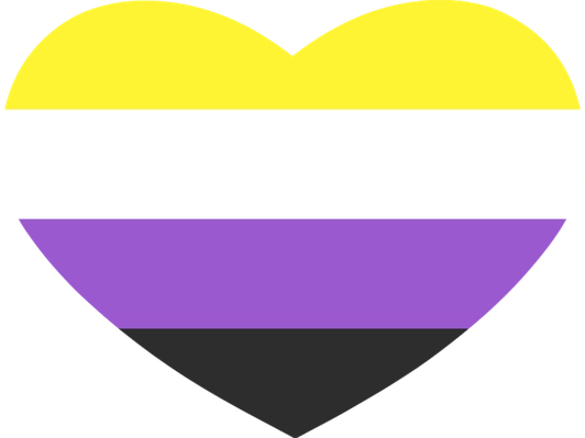 nonbinaryflagheart emote for Discord