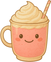 Pink_mocha_drink emote for Discord