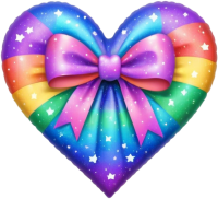 Galaxyrainbowheart emote for Discord