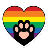 Pride_cat_paw_heart emote for Discord