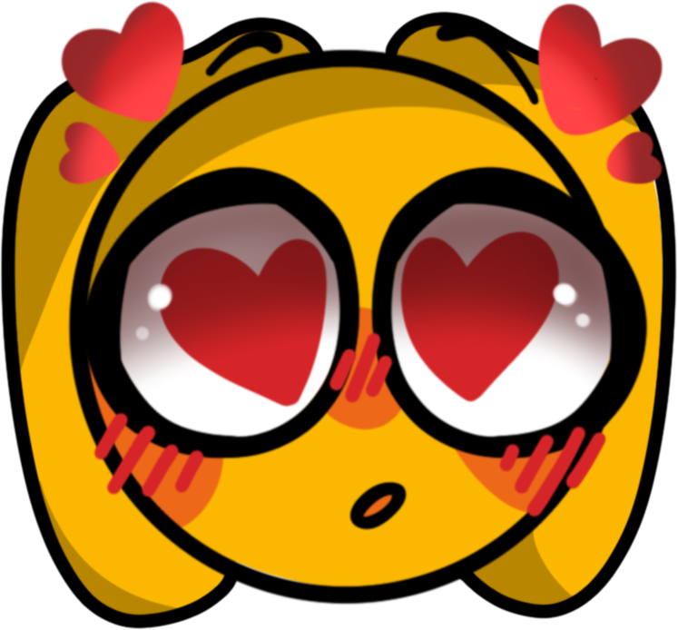 Bunny_in_love emote for Discord