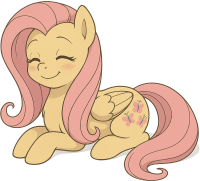 Fluttershy emote for Discord