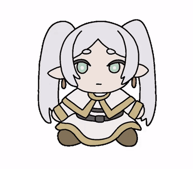 Frieren_Club_Penguin emote for Discord