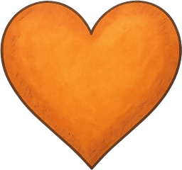 Orangeheart emote for Discord