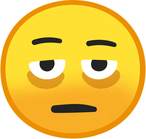 facewithbagsundereyes_android10 emote for Discord