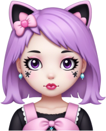 Animegirl2 emote for Discord
