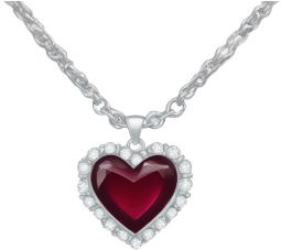 Burgundyjewelheart emote for Discord