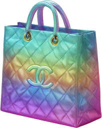 Rainbowchanelbag emote for Discord