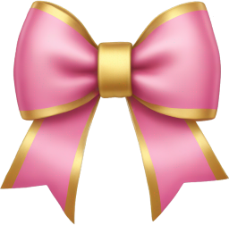 Pinkgoldbow emote for Discord