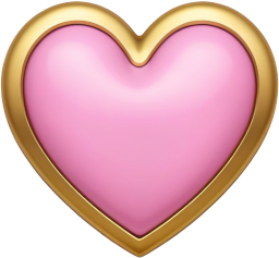 Goldpinkheart emote for Discord