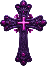 Gothpurplecross emote for Discord
