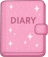 Pink_diary emote for Discord