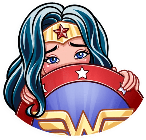 WonderWomanShield emote for Discord