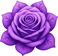 Purplewinterflower emote for Discord