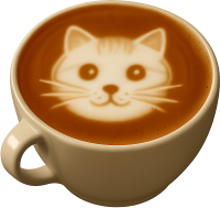Cafe_latte_cat emote for Discord