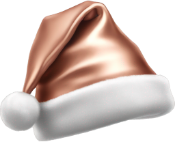 Rosegoldsantahat emote for Discord