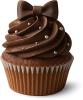Chocolate_bow_cupcake emote for Discord