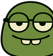 Nerd_Shwompy emote for Discord