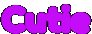 Purple_cutie_text emote for Discord
