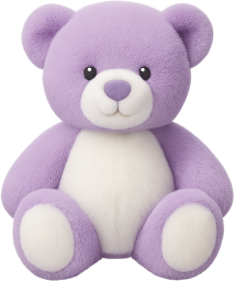Purple_teddybear emote for Discord
