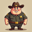 chubby_sheriff emote for Discord