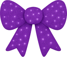Purple_glitter_bow emote for Discord