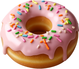 Pink_donut emote for Discord