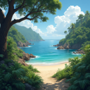 natural_paradise_landscape emote for Discord