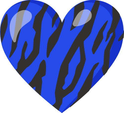 Blackdarkblueheartx emote for Discord