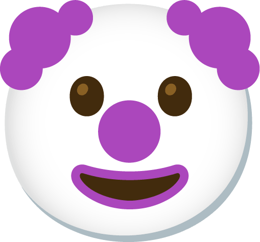 Purpleclown emote for Discord