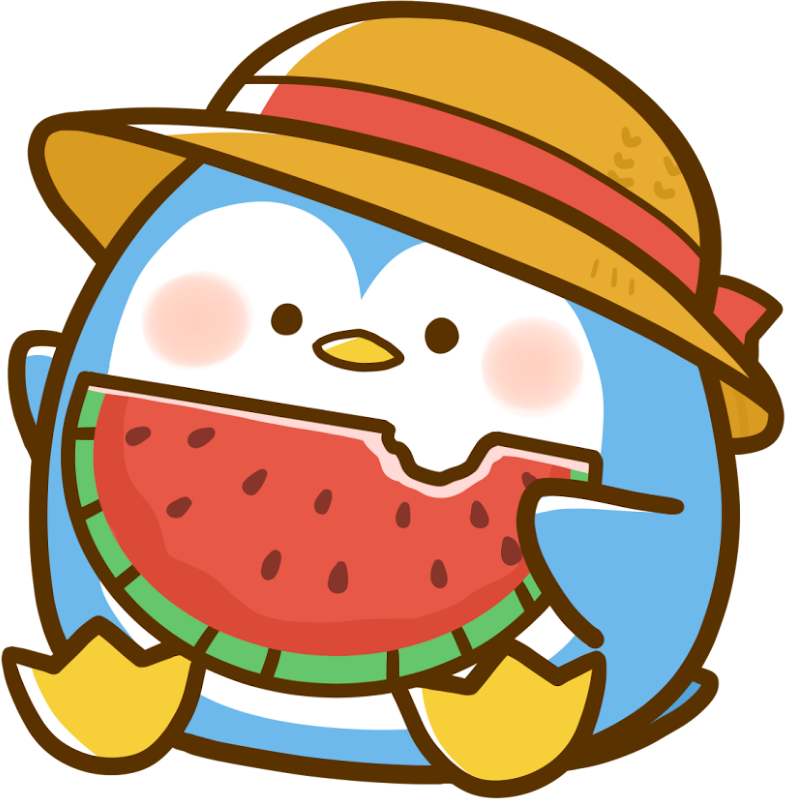 WatermelonPenguin emote for Discord