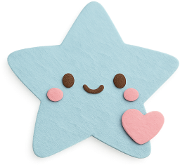 Cute_blue_star emote for Discord