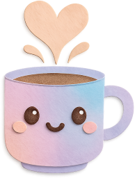 Kawaii_coffee emote for Discord