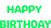 Happy_birthday_lightgreen emote for Discord
