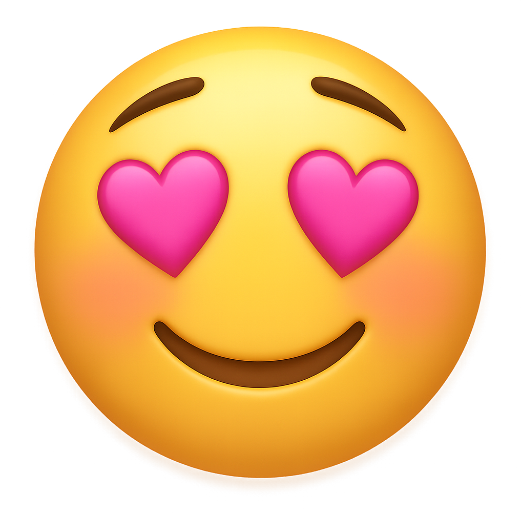 pink_heart_eyes emote for Discord