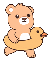 duckbuoyruncreambearish emote for Discord