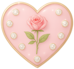 Rosepinkheart emote for Discord