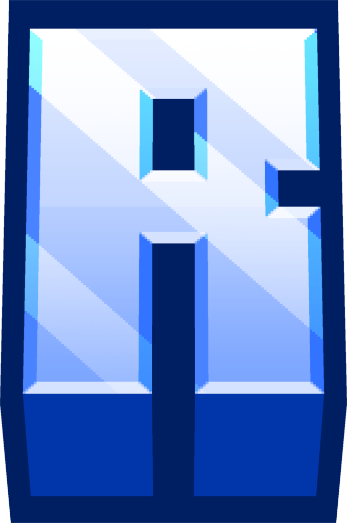 minecraft_blue_R emote for Discord