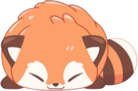 Red_Panda_Asleep emote for Discord