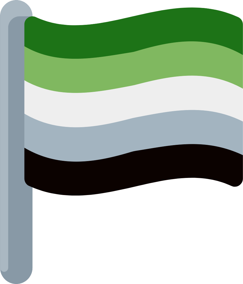 aro_flagpole emote for Discord