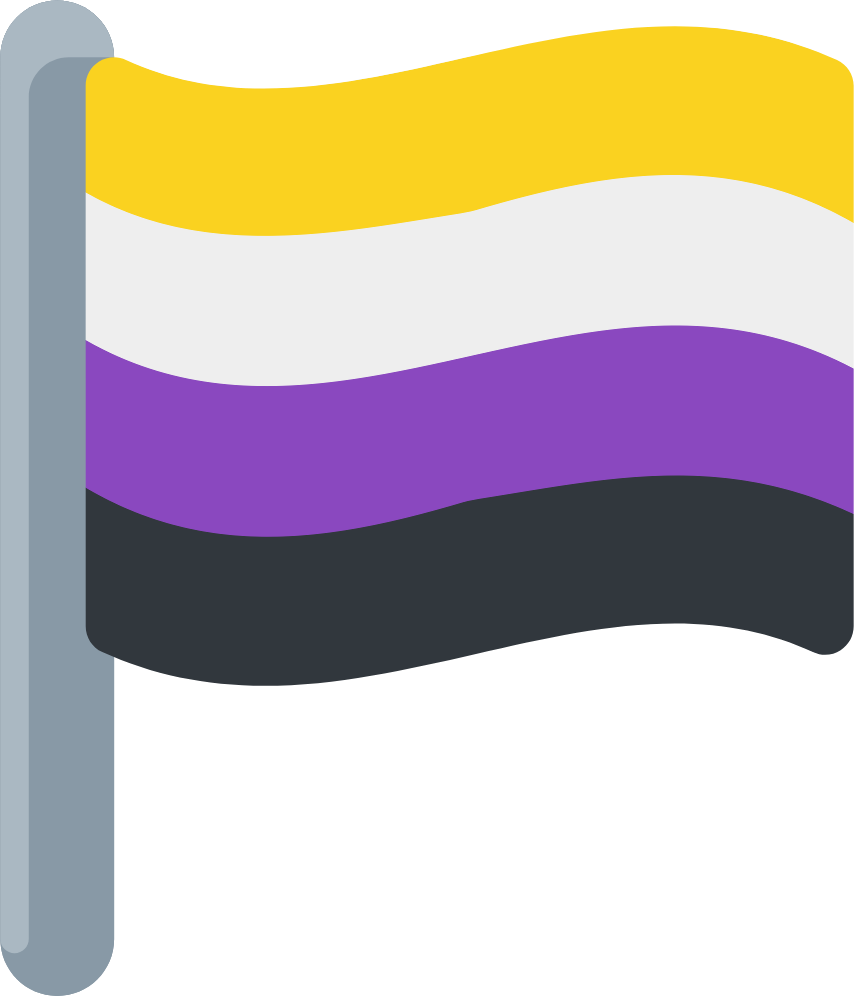 nonbinary_flagpole emote for Discord