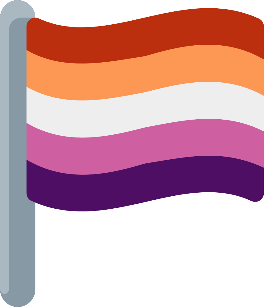 lesbian_flagpole emote for Discord
