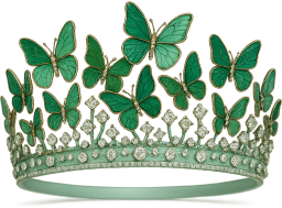 Green_butterfly_crown emote for Discord