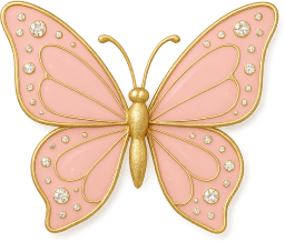 Pink_butterfly emote for Discord
