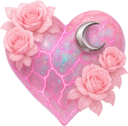 Lightpinkgothheart emote for Discord