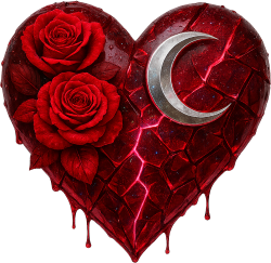 Red_goth_heart static emote