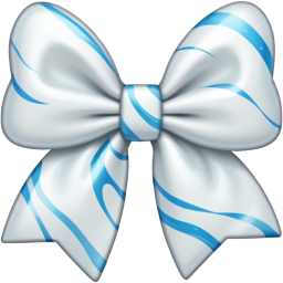 Whitebluemarblebow emote for Discord