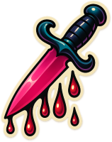 Gothic_knife_sticker emote for Discord