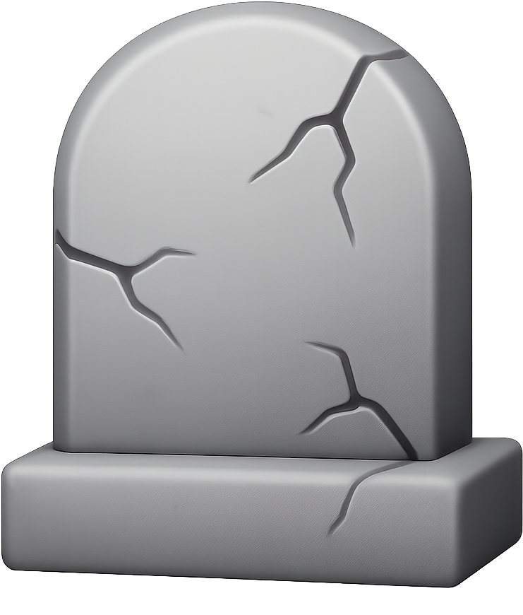 Cracked_Tombstone emote for Discord