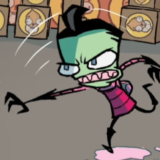 Zim_BrainThrow emote for Discord